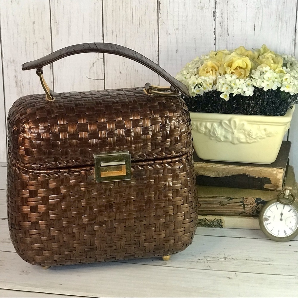 Vintage Italian Rodo Basketweave Bag